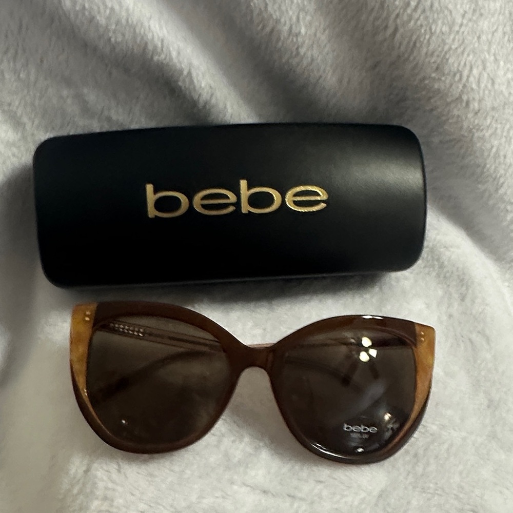 Bebe Two-Tone Brown Sunglasses